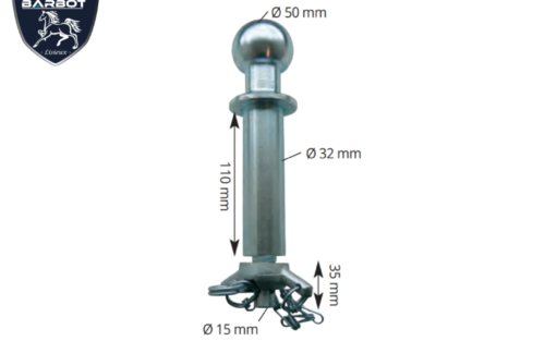 Boule d'attelage Ø32